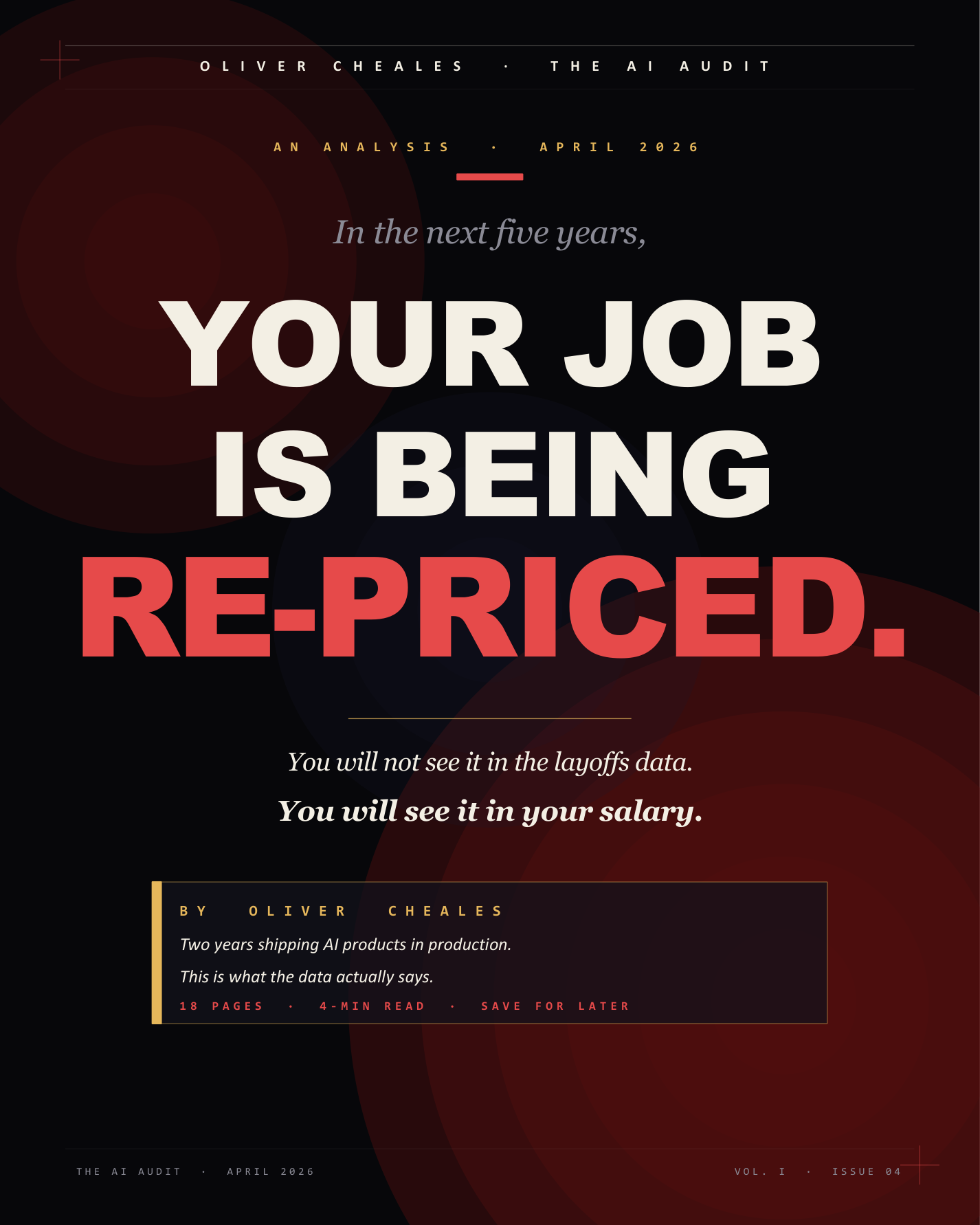 The AI Audit cover